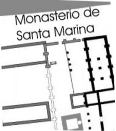 Ubicación hipotética de Santa Marina, al E de San Tirso.